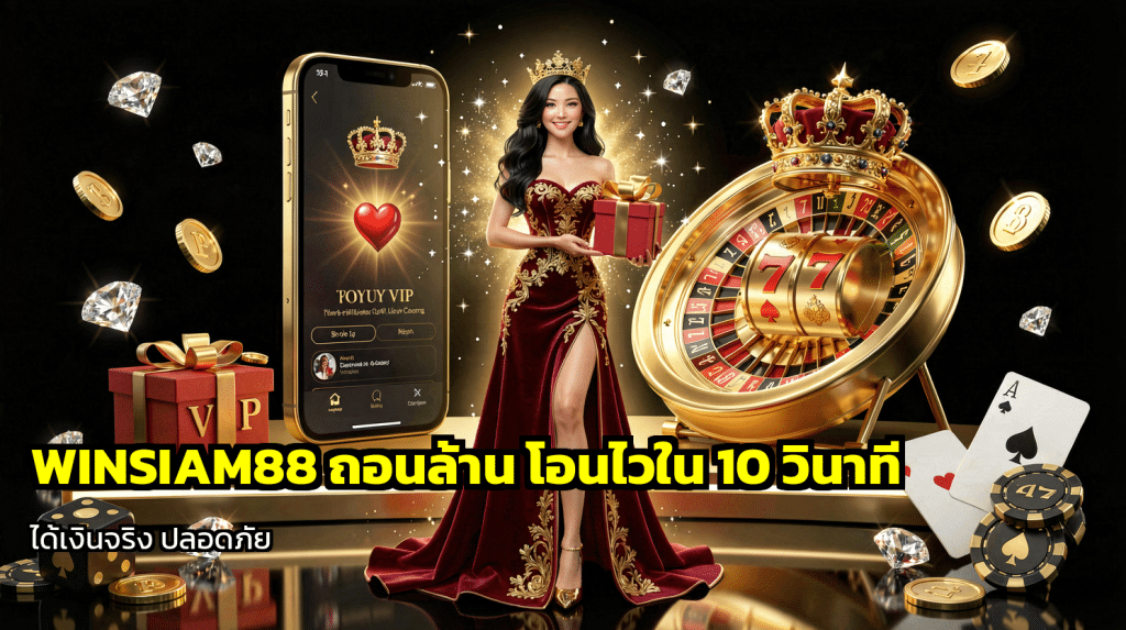WINSIAM88 ถอนล้าน